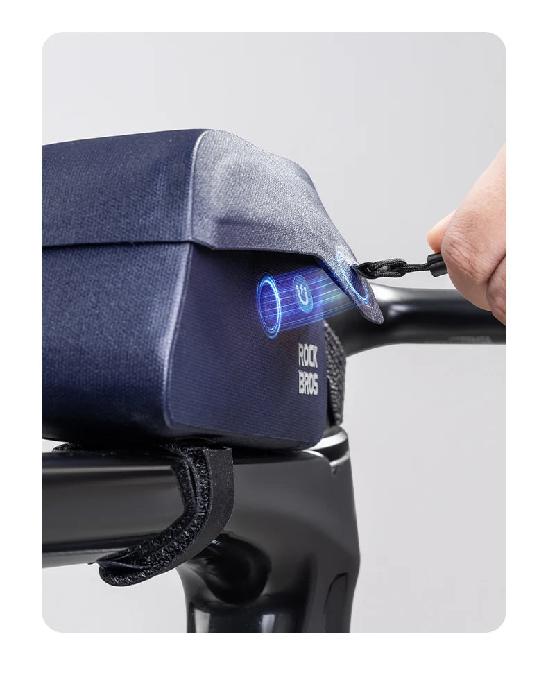 Waterproof Strong Magnetic Flip Cover Bicycle Bag