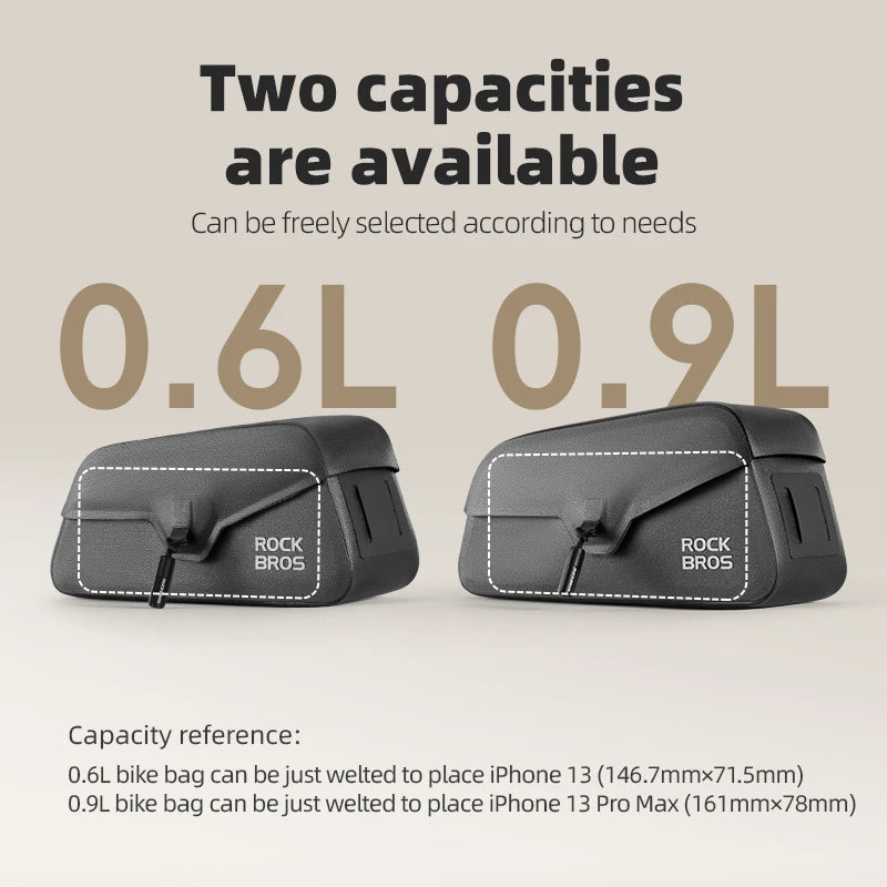 Waterproof Strong Magnetic Flip Cover Bicycle Bag