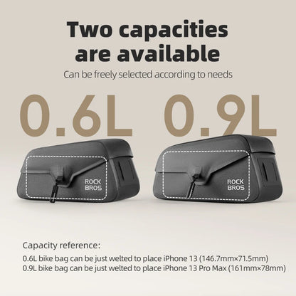 Waterproof Strong Magnetic Flip Cover Bicycle Bag